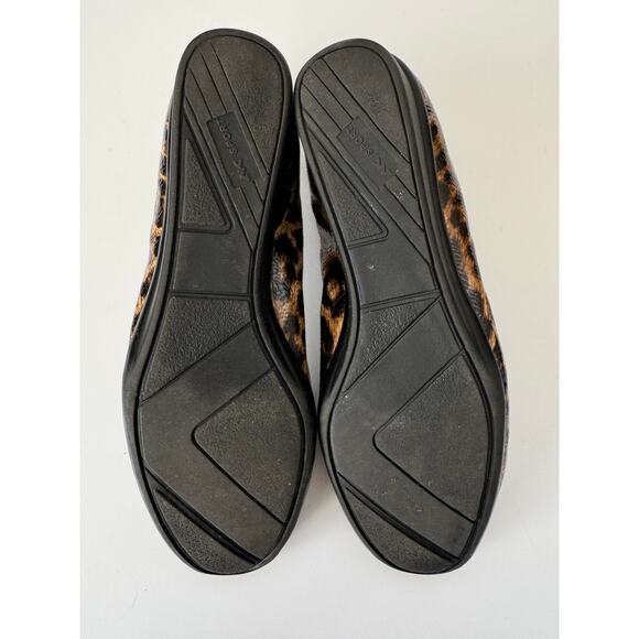 Anne Klein Women's W9 Leopard Print Ballet Wedge Flats Comfort Slip-On Shoes - Picture 7 of 7